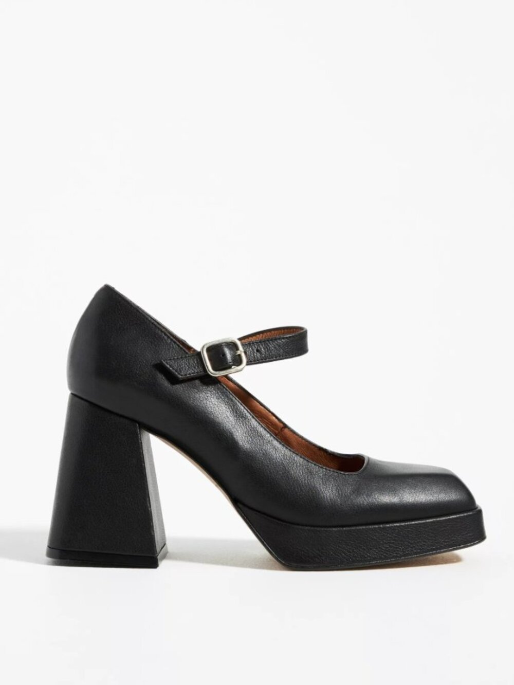 NWOT Angel Alarcon | Ankle-Strap Heels in Black